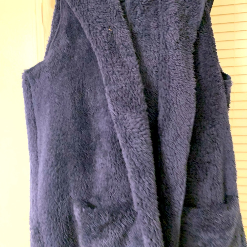 Xl navy Sherpa vest